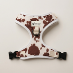 Dog harness — Texas (Cow Print, Faux Fur)