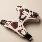 Dog harness — Texas (Cow Print, Faux Fur)