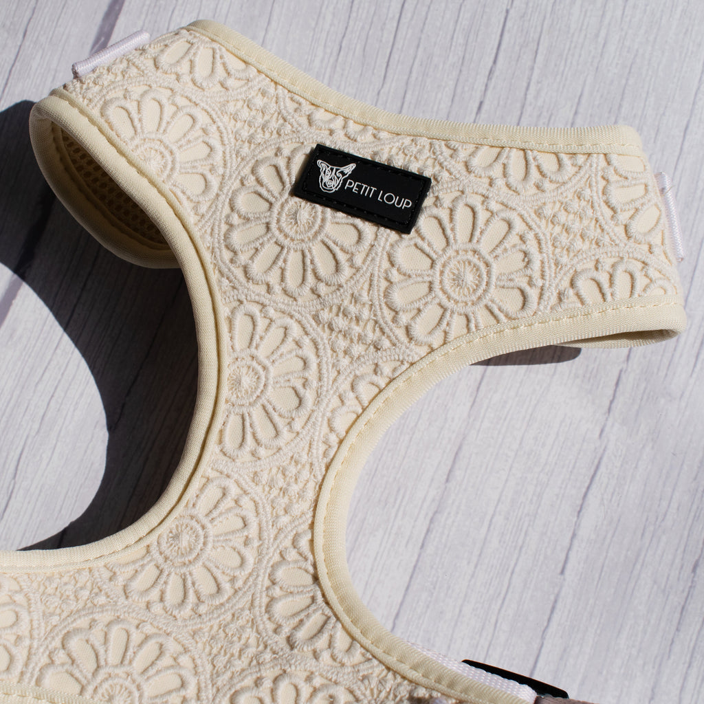 Dog harness — Boho Chic (Crochet)