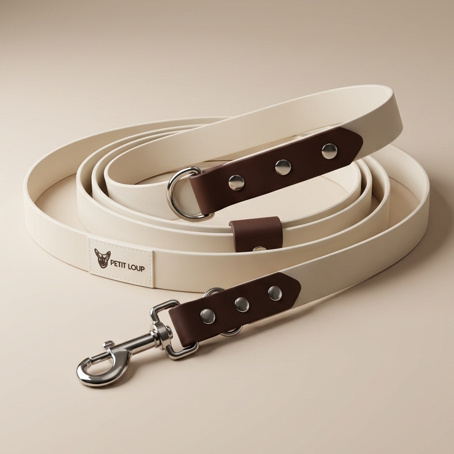Hands-free dog leash (waist/crossbody)