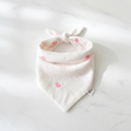 Dog bandana — pink hearts