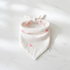 Dog bandana — pink hearts