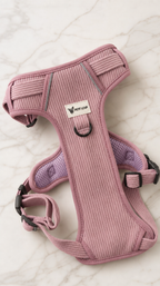 No-pull dog harness — Lila (Lilac Corduroy, size L only)