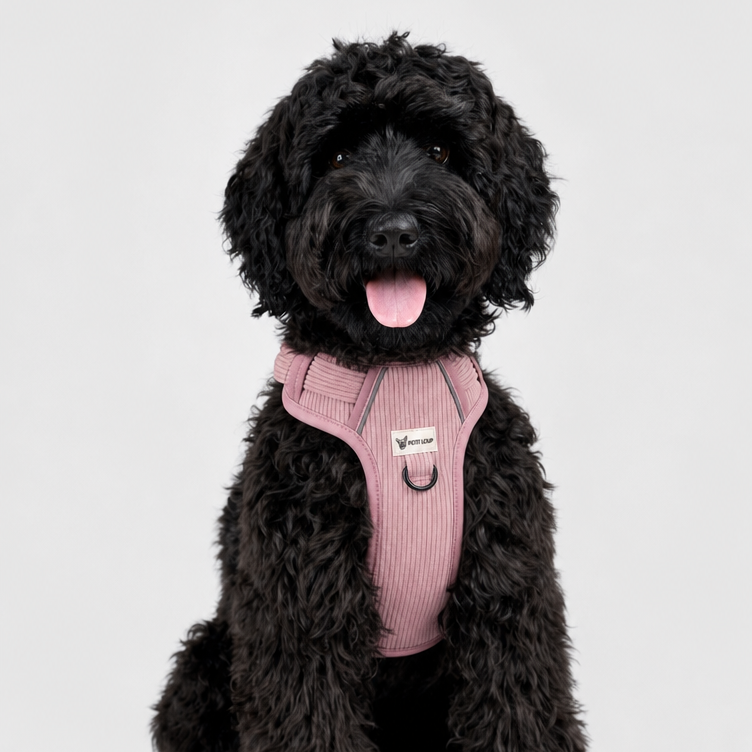 No-pull dog harness — Lila (Lilac Corduroy, size L only)