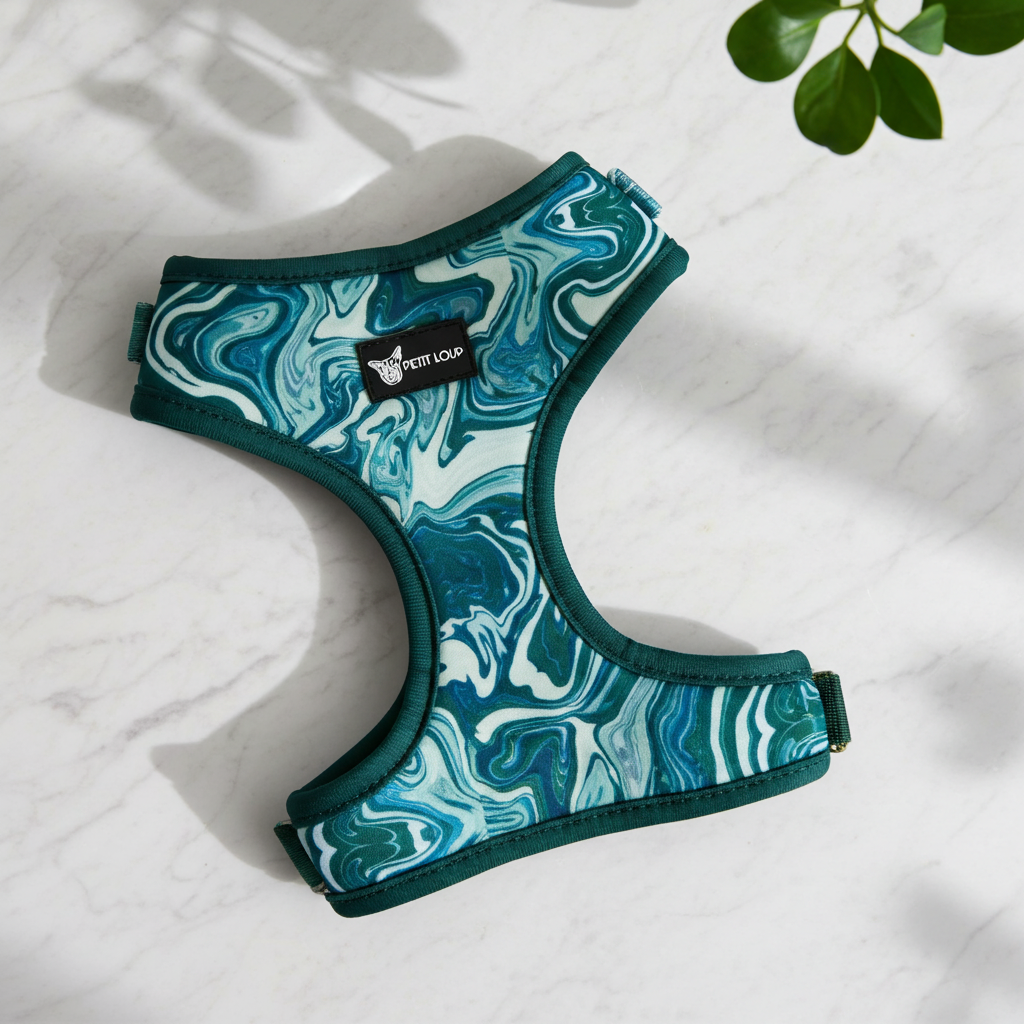 Dog harness — Marble Magic (Neoprene)