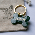 Dog name tag — Emerald