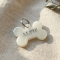 Dog name tag — Snowy Paws