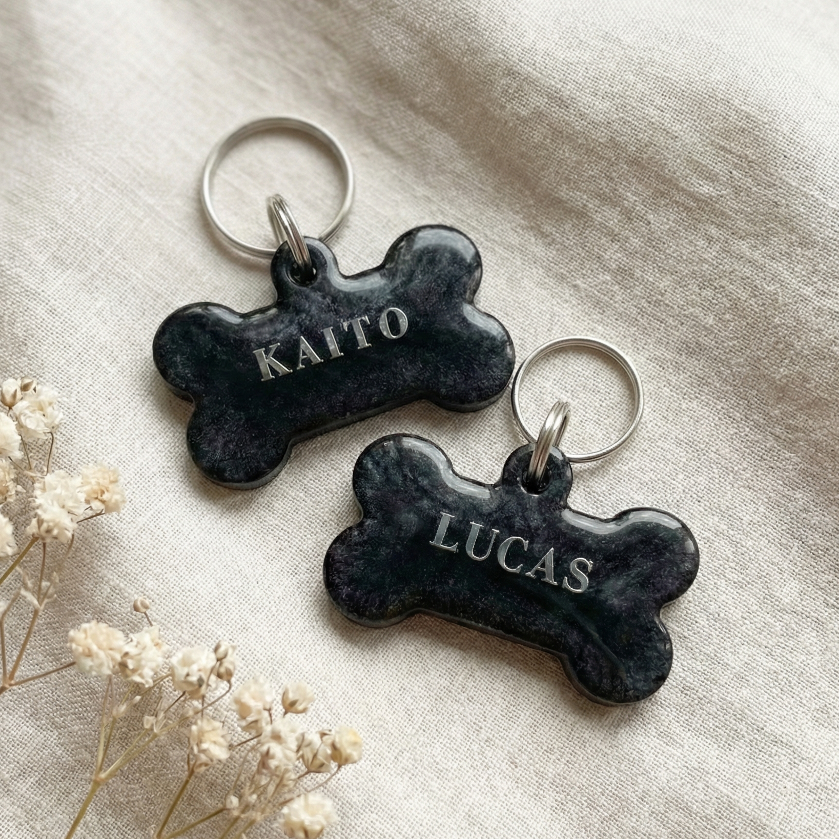 Dog name tag — Black Panther