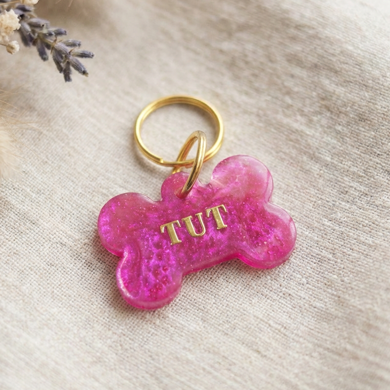 Dog name tag — Barbie
