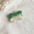 Dog name tag — Matcha