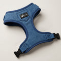 Dog harness — Denim (Dark Denim Fabric)